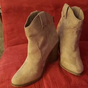 Tan ankle boots